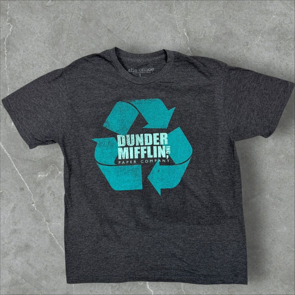 The Office Dunder Mifflin Paper Company Logo T Shirt - Large